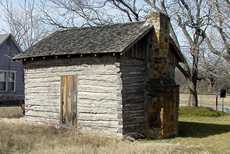 Siddon-Barnes log cabin