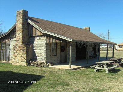 Log Cabin, Millsap Texas Post Office