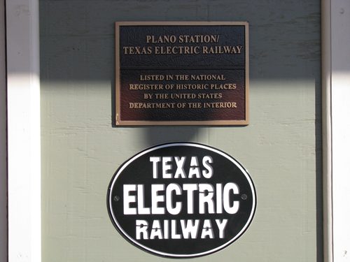Plano Texas Electric Railway Station  National Register of Historic Places