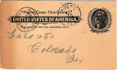 Hobbs Texas 1902 postmark