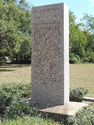 El Camino Real Centennial Monument - Normangee Tx