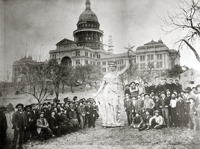 Texas State Capitol and Goddess