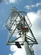 Austin's Moonlight Tower looking up