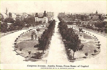 Austin TX Congress Ave From Capitol Dome