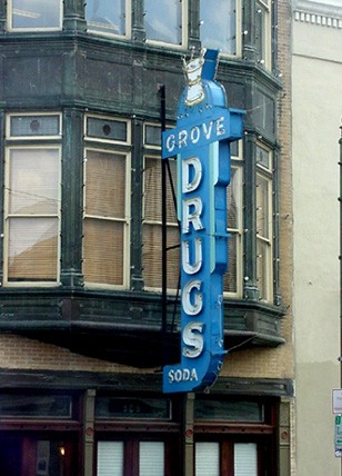 Austin TX Neon - Grove Drugs