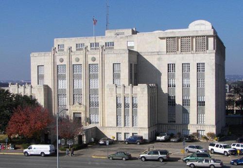 1930 Travis County courthouse East side, Austin Texas