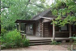 Houston TX - Edith L. Moore log house 