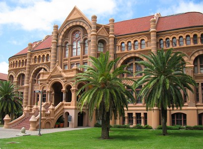 Galveston TX - UTMB "Old Red" Ahsbel Smith Building