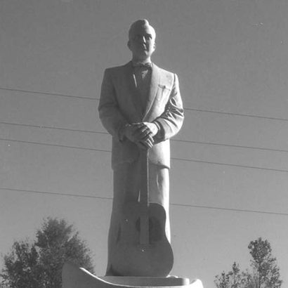 Jim Reeves Statue Carthage TX Hwy79