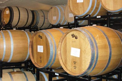 Fredericksburg Texas - Grape Creek Winery wine barrels