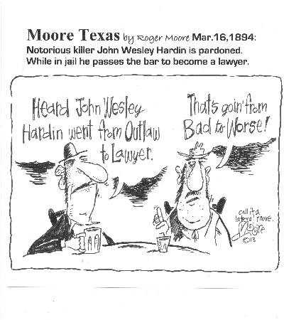 March 6, 1836 - The Alamo; Texas history cartoon