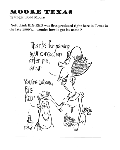 Big Red; Texas history cartoon