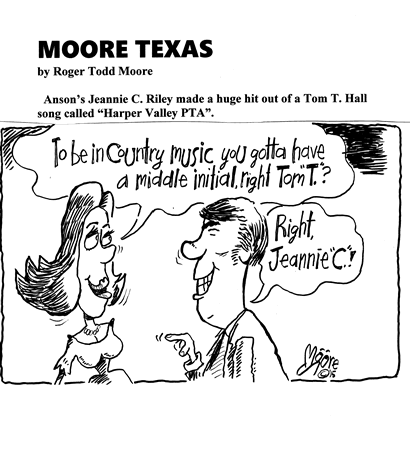 Harper Valley PTA; Texas history cartoon