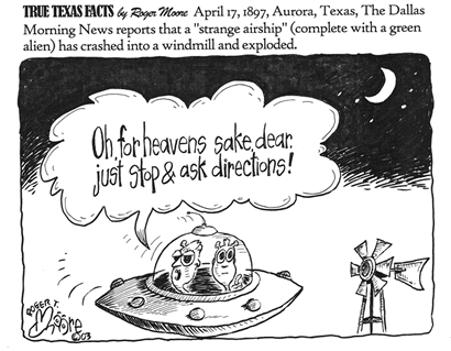 Santa Anna; Texas history cartoon