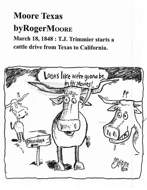 Feb 28, 1948, San Angelo Girls Rodeo Assoc.; Texas history cartoon