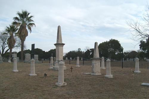 Alamo defenders mass grave plot