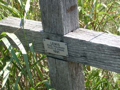 Alanreed TX Eldridge Cemetery 1891 Lewis