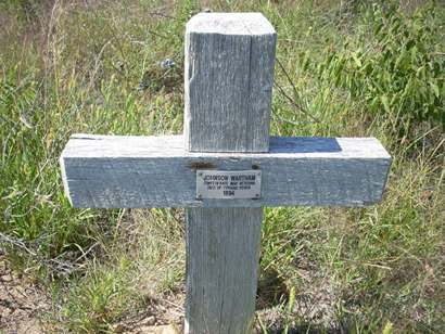 Alanreed TX Eldridge Cemetery 1894 Johnson Wartham  