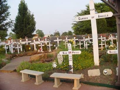 Crosses in Garden of Angels Mosier Valley Arlington Texas