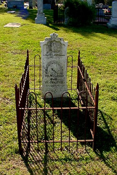 TX - Industry United MethodistChurch Cemetery fenced in tombstone