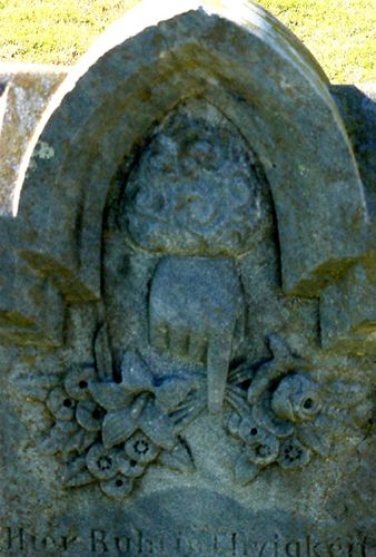 TX - Industry United MethodistChurch Cemetery Tombstone with hand pointing down