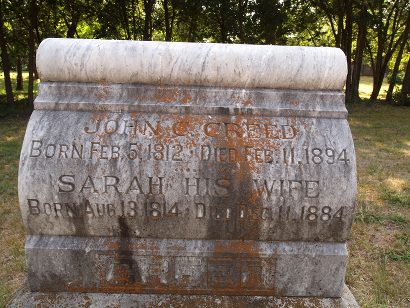 Keller TX, Tarrant County, Mount Gilead Cemetery tombstone