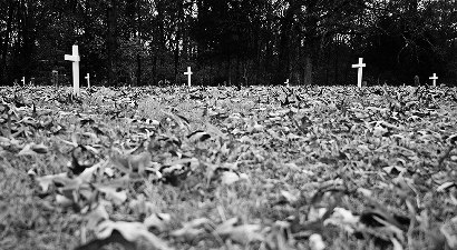 Longview Texas, Gregg County - Brabill & Garble Cemetery  with Crosses 