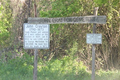 Martindale TX - John Crayton Cemetery