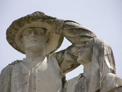 TX - Fort Parker Memorial Cemetery Statues