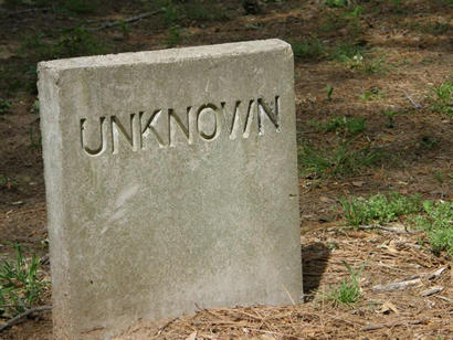 TX - Fort Parker Memorial Cemetery - Unknown grave