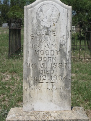 Reagan County TX - Stiles Cemetery child's tombstone