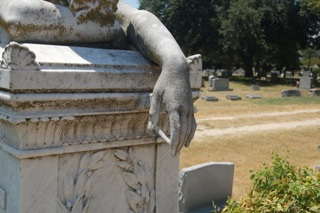 Waco TX - Holy Cross Cemetery Weeping Angel