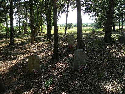 Washington County TX Bethlehem Cemetery Look Out From Shade