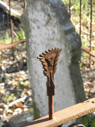 Washington County TX Bethlehem Cemetery rust and stone