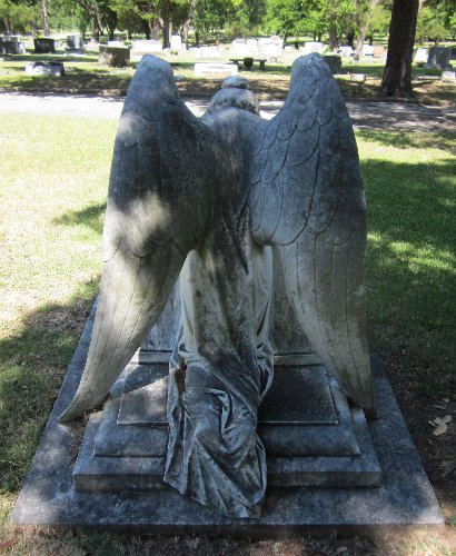 Grief, Weeping Angel - Dallas, Texas, Grove Hill Cemetery