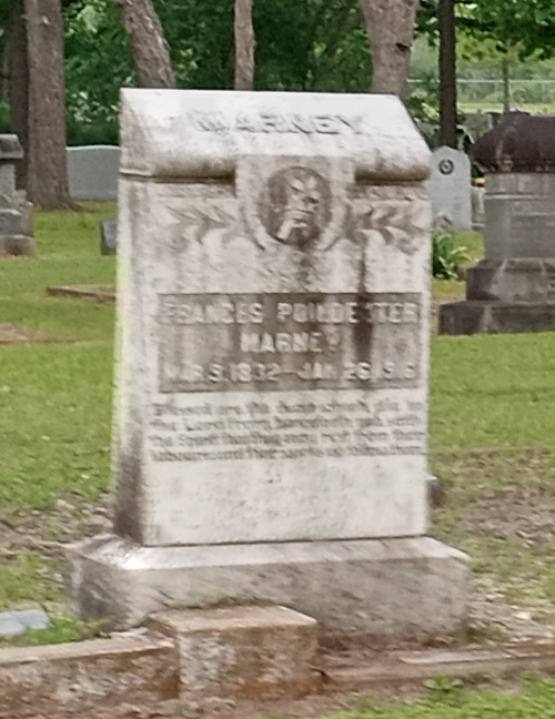 TX -Milford Cemetery Marney tombstone, Ellis County 