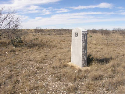Concho County TX Pictograph Centennial Marker