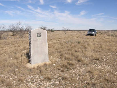 Concho County TX Pictograph Centennial Marker 