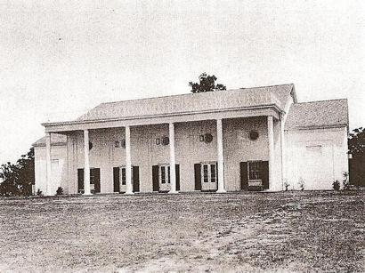 Crockett TX David Crockett Memorial Building 1936