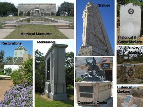 Texas centennial celebation monuments & markers