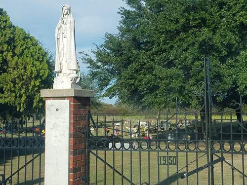 Abbott TX, Hill County Fatima Cemetery gate
