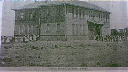 Alvord Texas Old Public School