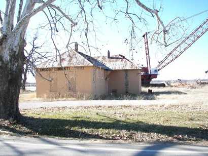 Ambrose Texas community center and crane