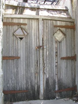 Antelope TX WPA building door