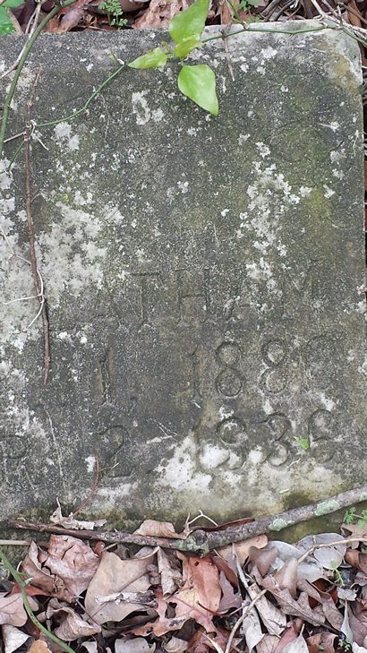 Hill County Aquila TX Copperhead Cemetery  tombstone