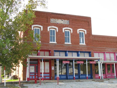 Aubrey Texas Odd Fellows Building Downtown