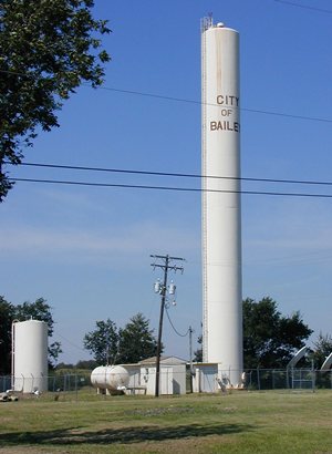 Bailey  Texas water tower