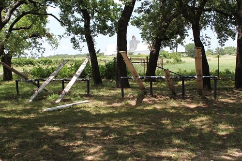 Beattie TX  playground with seesaws