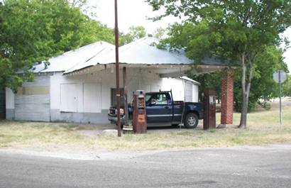 Ben Hur Texas closed gas station