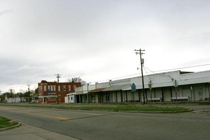 Blossom Texas street scene